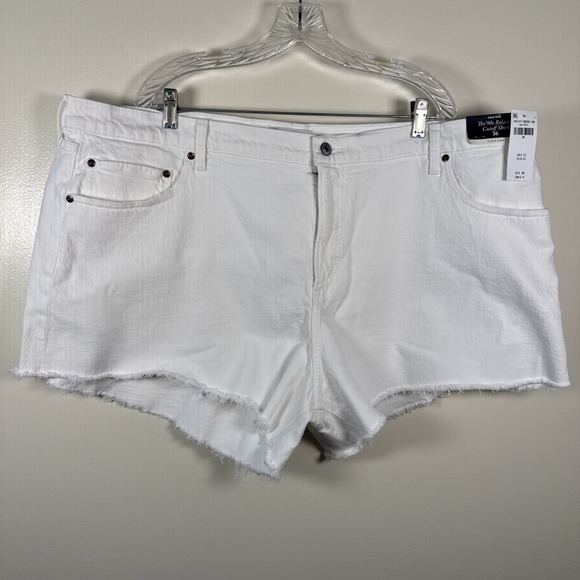 Abercrombie & Fitch Pants - Abercrombie‎ & Fitch Curve Love High Rise 90s Relaxed Cut Off Shorts Womens 36
